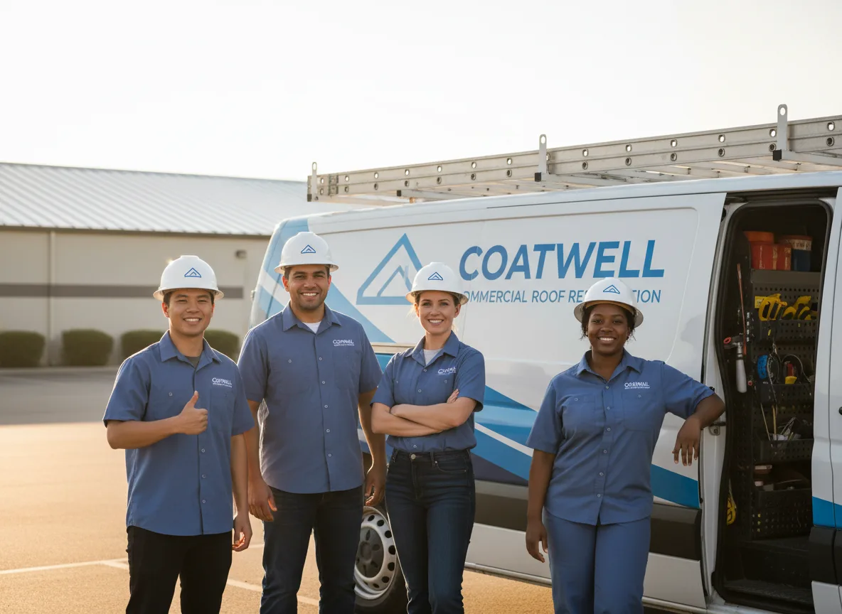 Commercial roof coating company in Rea, MO